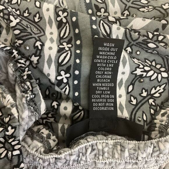 INC Gray Patterned Women's Top - Picture 12 of 13